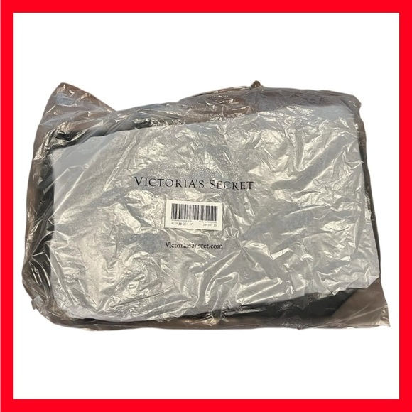 Victoria’s Secret Shine Zipper Tote Bag Holiday 2024 Bling Diamante Graphic - Picture 5 of 7